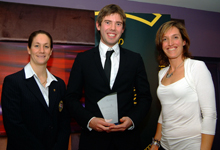 James Cockley from Fowey Gig Rowing Club is crowned Young Coach of the Year