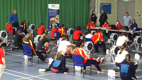 Teesside University Indoor Rowing Event