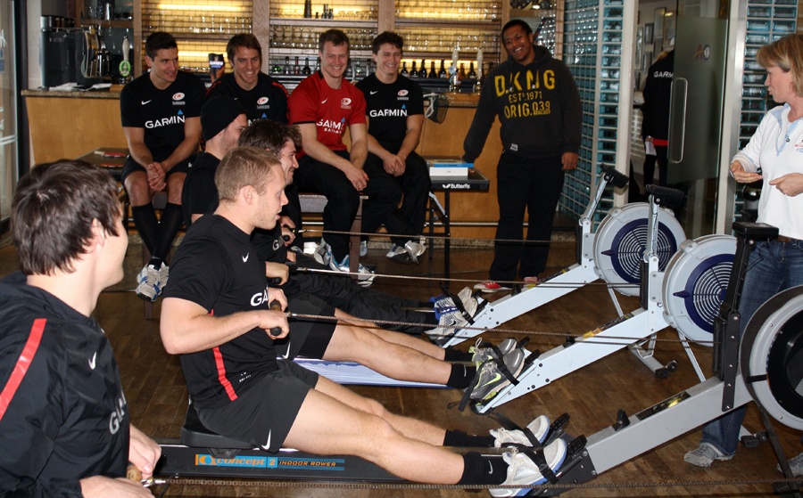 Garmin online indoor rowing