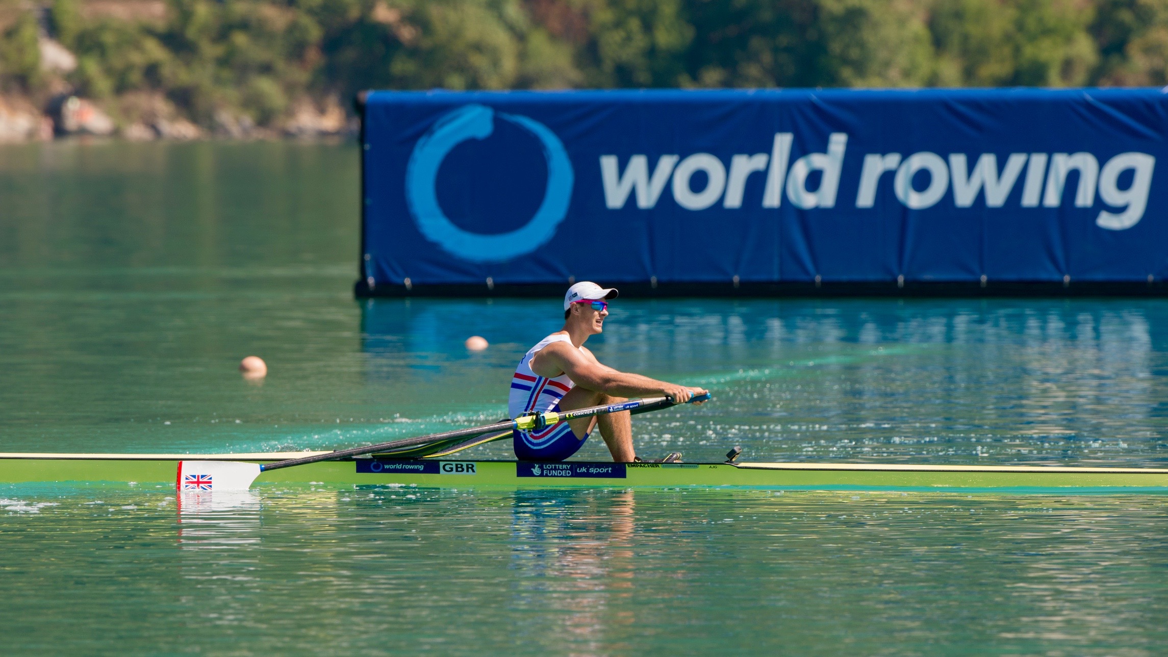 Angus Groom was the men's sculling spare at the 2015 World Championships in Aiguebelette