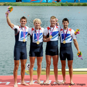 Pete Reed, Andrew Triggs Hodge, Alex Gregory and Tom James won men's four gold at the London 2012 Olympic Games