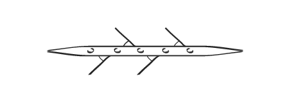 Coxed four boat