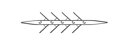 Coxed quad sculling boat