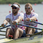 Jonny Walton and John Collins qualified the men's double scull for Rio 2016