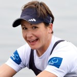 Charlotte Taylor was all smiles after winning the lightweight women's single scull