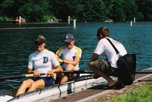 Anna and Paul - first pairs partner, first coach