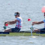 Brandenburg. GERMANY. GR M2-. Bow Alan SINCLAIR and Stewart INNES. 2016 European Rowing Championships at the Regattastrecke Beetzsee Saturday 07/05/2016 [Mandatory Credit; Peter SPURRIER/Intersport-images]