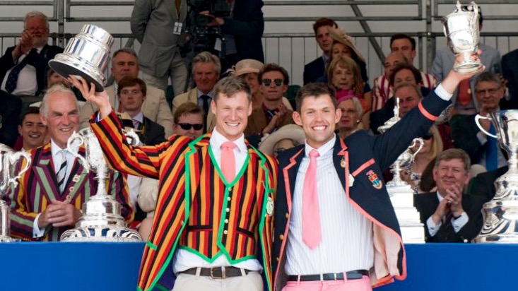 Nick Middleton and Jack Beaumont won the Double Sculls Challenge Cup © Henley Royal Regatta