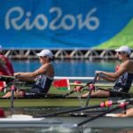 Katherine and Vicky "blasting off the blocks" Copyright: Intersport Images