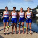 (From left) Fiona Gammond, Donna Etiebet, Holly Nixon and Holly Norton will race in the women's four at the 2016 World Championships