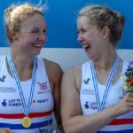 Rotterdam. Netherlands. GBR U23 BW2X, Mathilda HODGKINS-BYRNE and Jess LEYDEN, 2016 JWRC, U23 and Non Olympic Regatta. {WRCH2016} at the Willem-Alexander Baan. Friday 26/08/2016 [Mandatory Credit; Peter SPURRIER/Intersport Images]