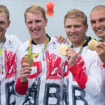 George Nash (second left) won gold in the coxless four at Rio 2016 (Peter Spurrier/Intersport Images)