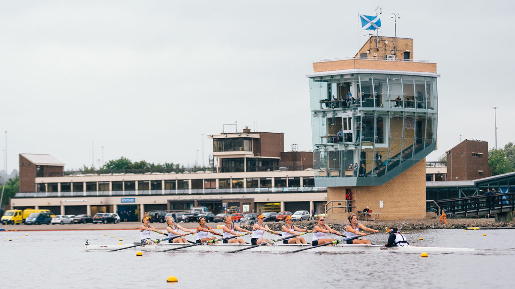 England race at the 2017 Home International Regatta at Strathclyde Country Park