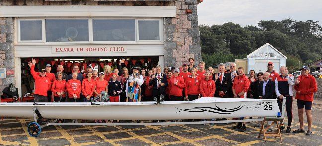 The boat naming ceremony in memory of Pat Murrin