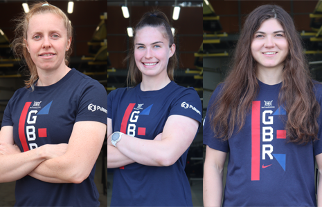 3 women in GB kit