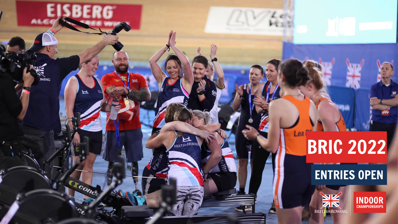 rowers at the british rowing indoor championships