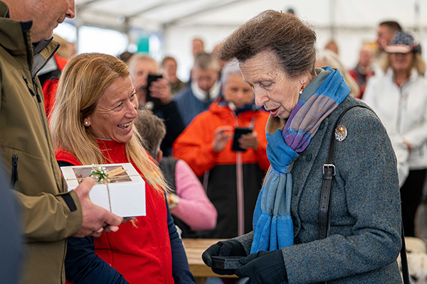 Samantha English with Princess Anne