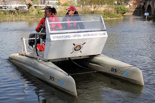 catamaran launch