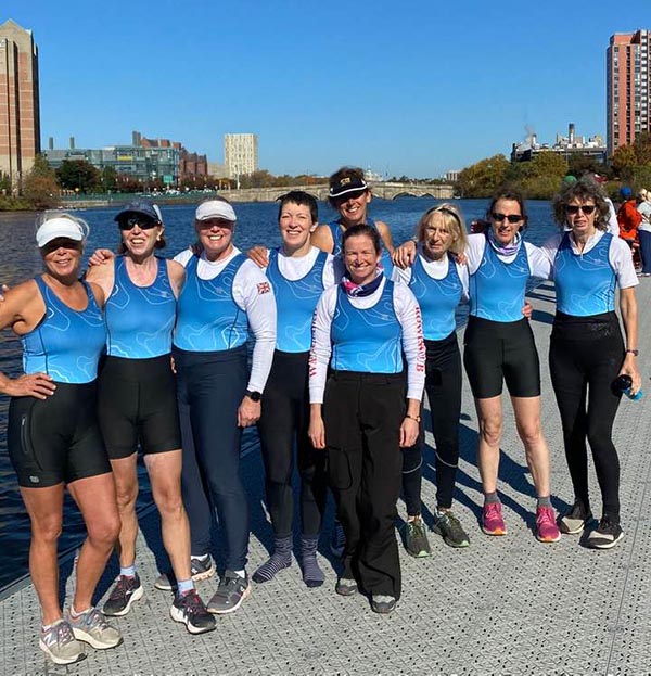 women in blue all in ones in BOston