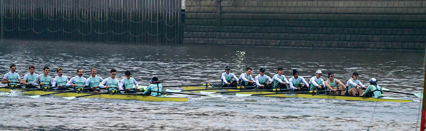 CUBC men's trial eights 2022