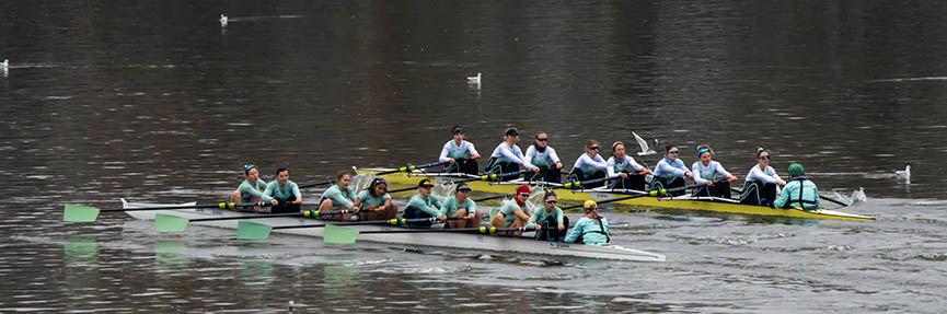 Cambridge women's trial eights 2022