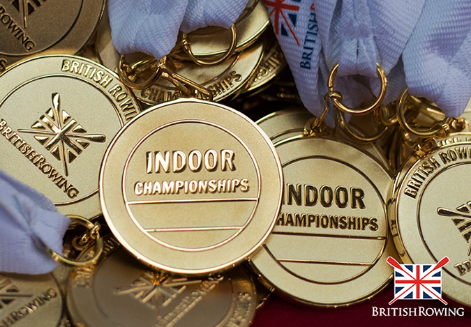 British Rowing Indoor Championships medals