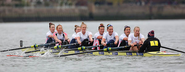 Leander club women's eight racing