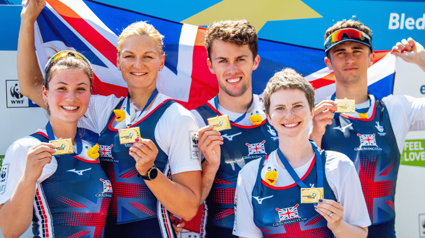 GB PR3 Mixed 4+ European Championships 2023