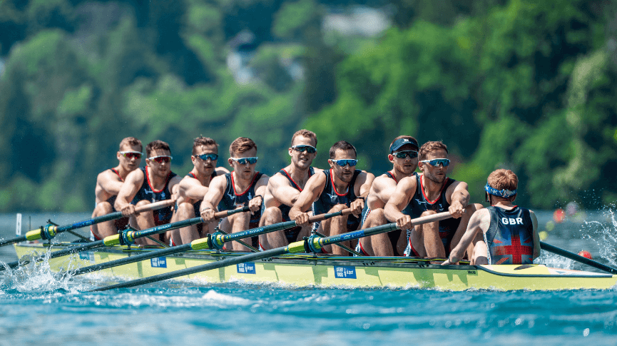 Men's eight at the European Rowing Championships 2023