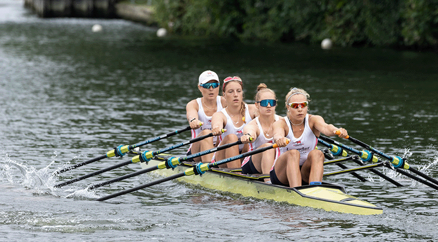 Leander women's quad