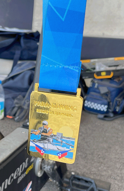 Para-Rowing Regatta to Paris 2023 medal