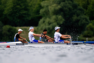 GB junior men's pair racing