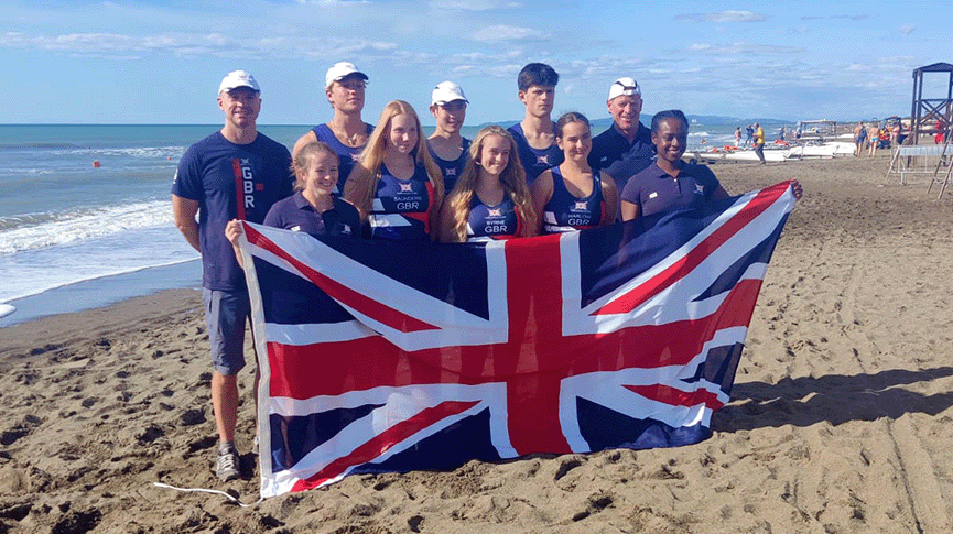2023 GB Coupe de la Jeunesse Beach Sprint team