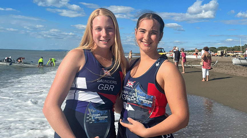 GB W Coastal Double at Coupe de la Jeunesse Beach Sprints