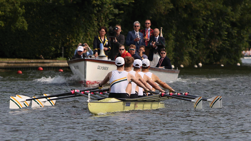 Eight racing at Henley Royal Regatta