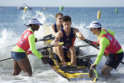 Junior coastal double launching