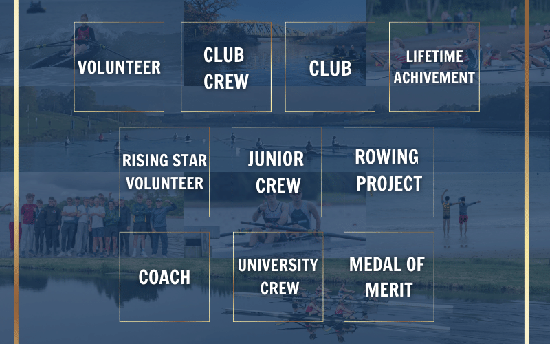 British Rowing Awards 2023 - Categories