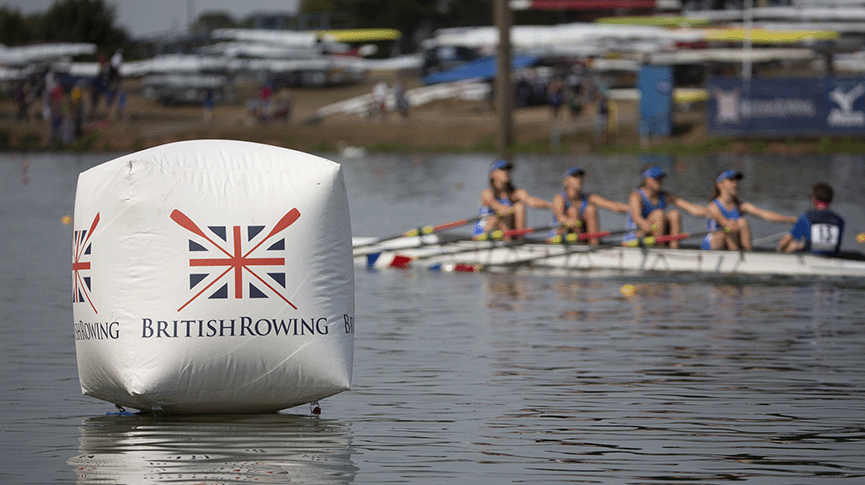 British Rowing inflatable buoy