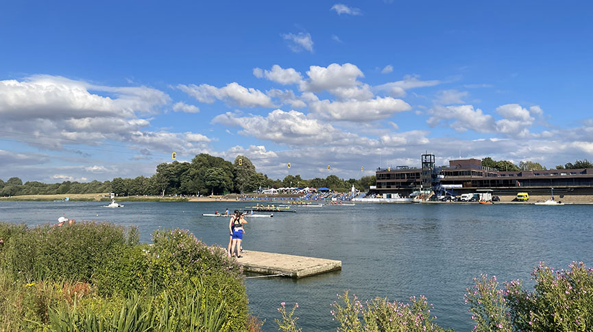 The National Water Sports Centre at Holme Pierrepont, Nottingham