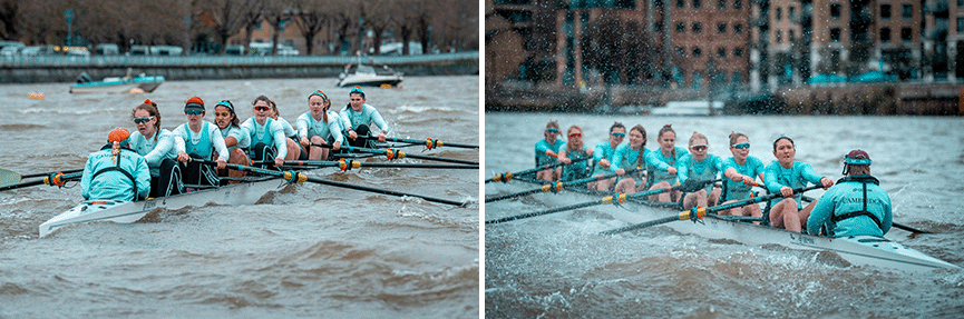 2 Cambridge Women crews in Trials Race