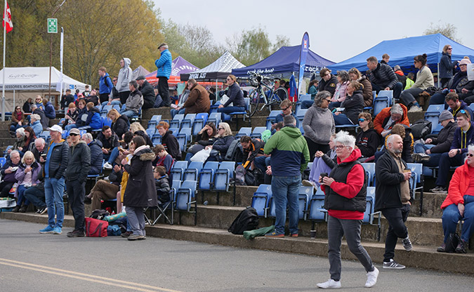 Spectators at the Junior Inter-Regional Regatta