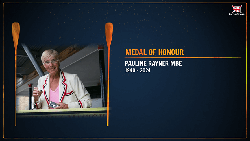 Medal of Honour winner Pauline Rayner MBE