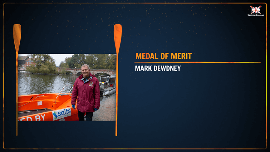 Medal of Merit winner Mark Dewdney