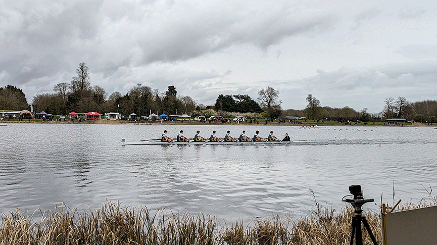Octuple scull racing