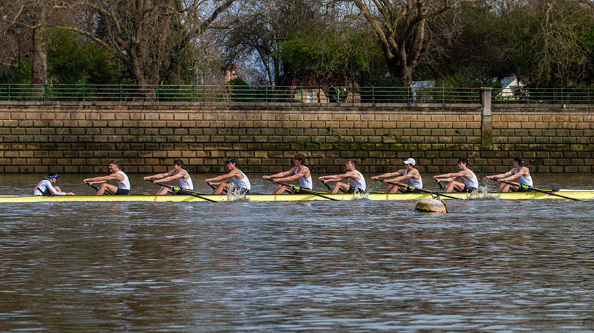 Boys eight racing