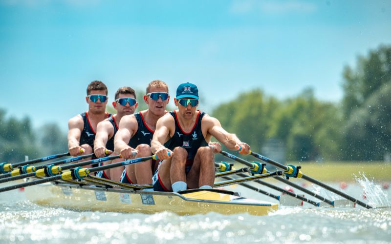 GB men's quadruple sculls at the European Rowing Championships