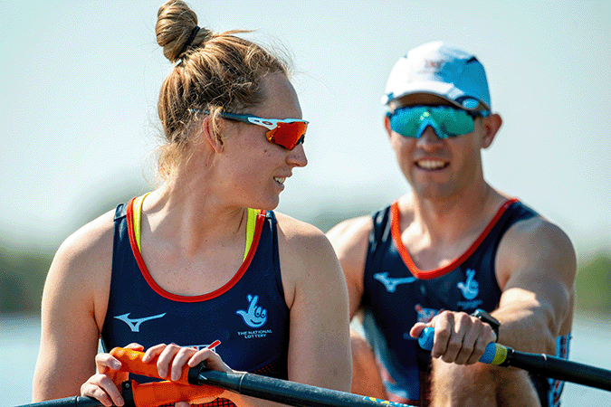 Annie Caddick and Sam Murray, European Rowing Championships 2024