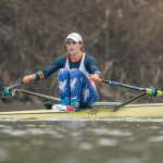 Woman single sculler