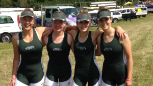 Lola Anderson rower at National Schools in 2015