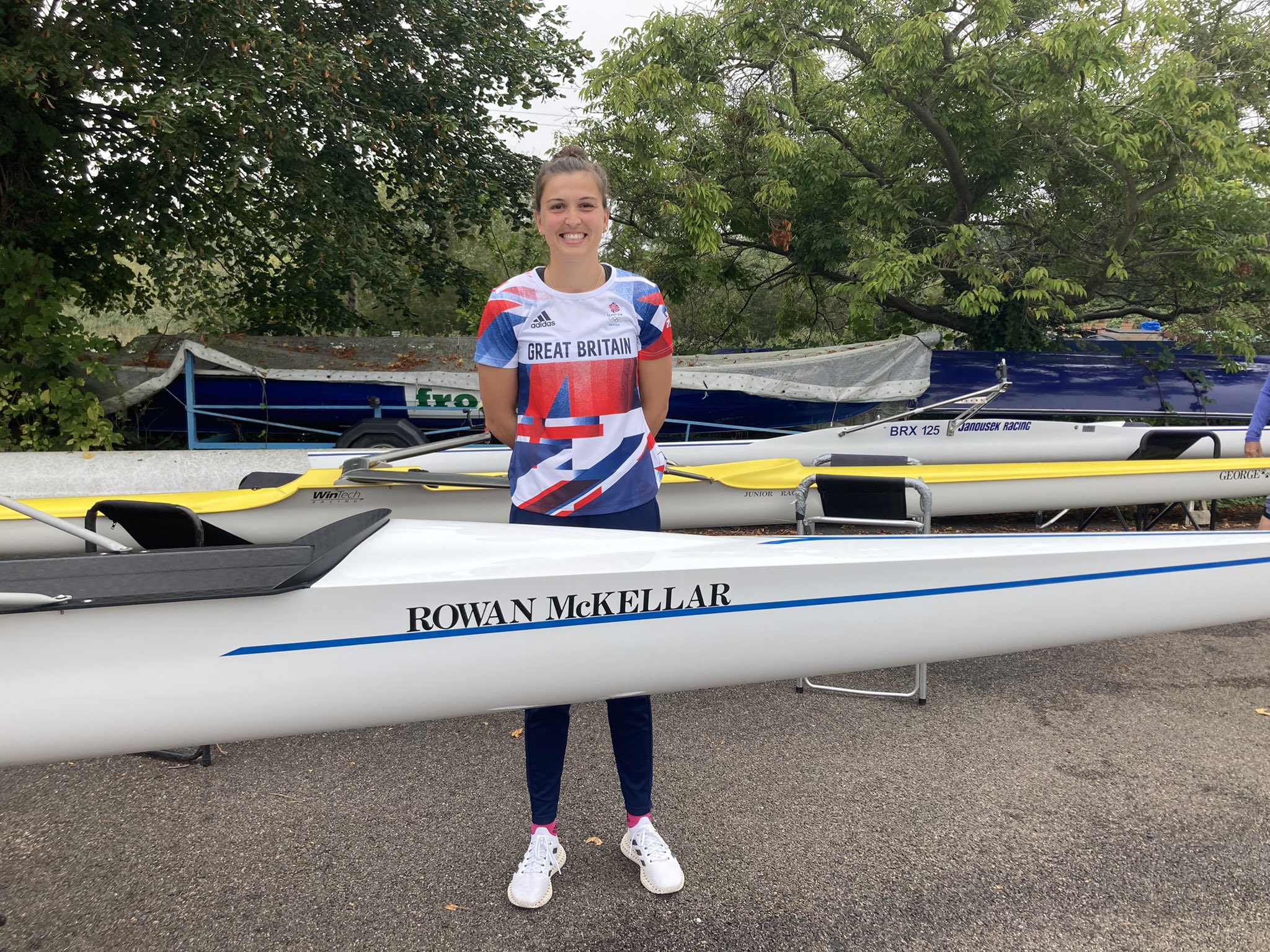 The Rowan McKellar boat at Broxbourne ARC